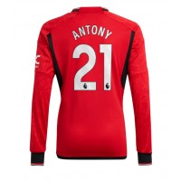 Manchester United Antony #21 Hemmatröja 2023-24 Långa ärmar